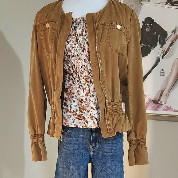 WHITEHOUSE BLACK MARKET Zip Up Jacket - Picture 1 of 7